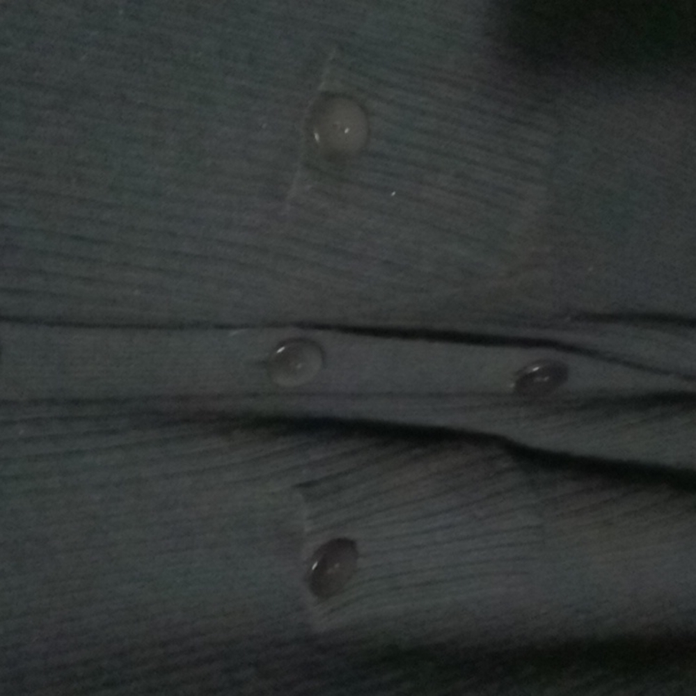 Relativity Long Black Knit Full Button Sweater W … - image 4